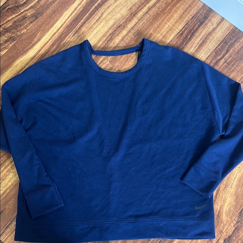 Nike Women's Blue Sweatshirt size XL